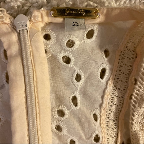 Johanna Ortiz Floral Cotton Eyelet Dress size 2 - Picture 7 of 8